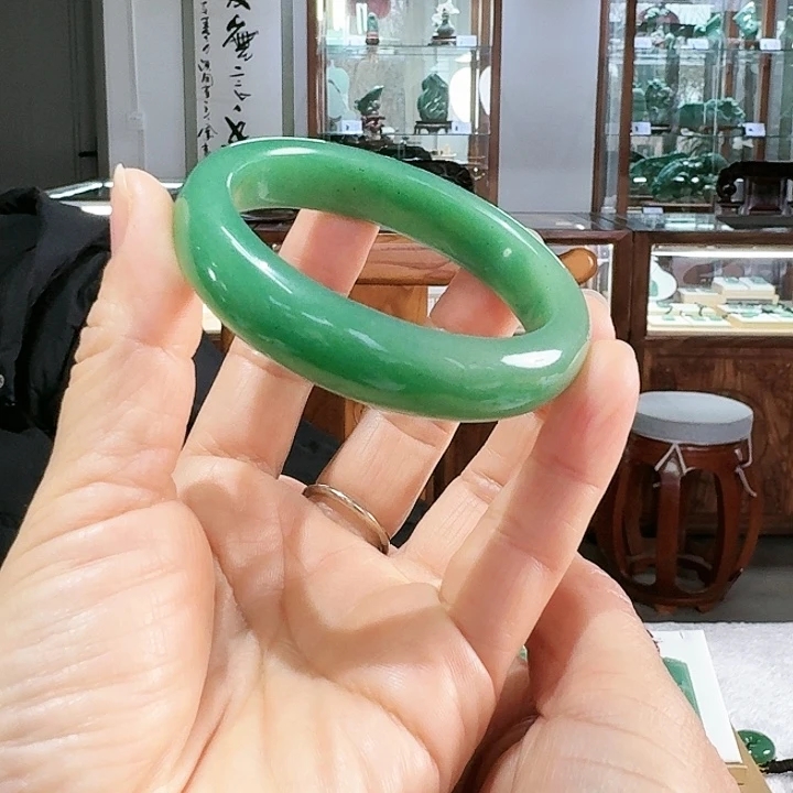 天然密玉平安镯54-56