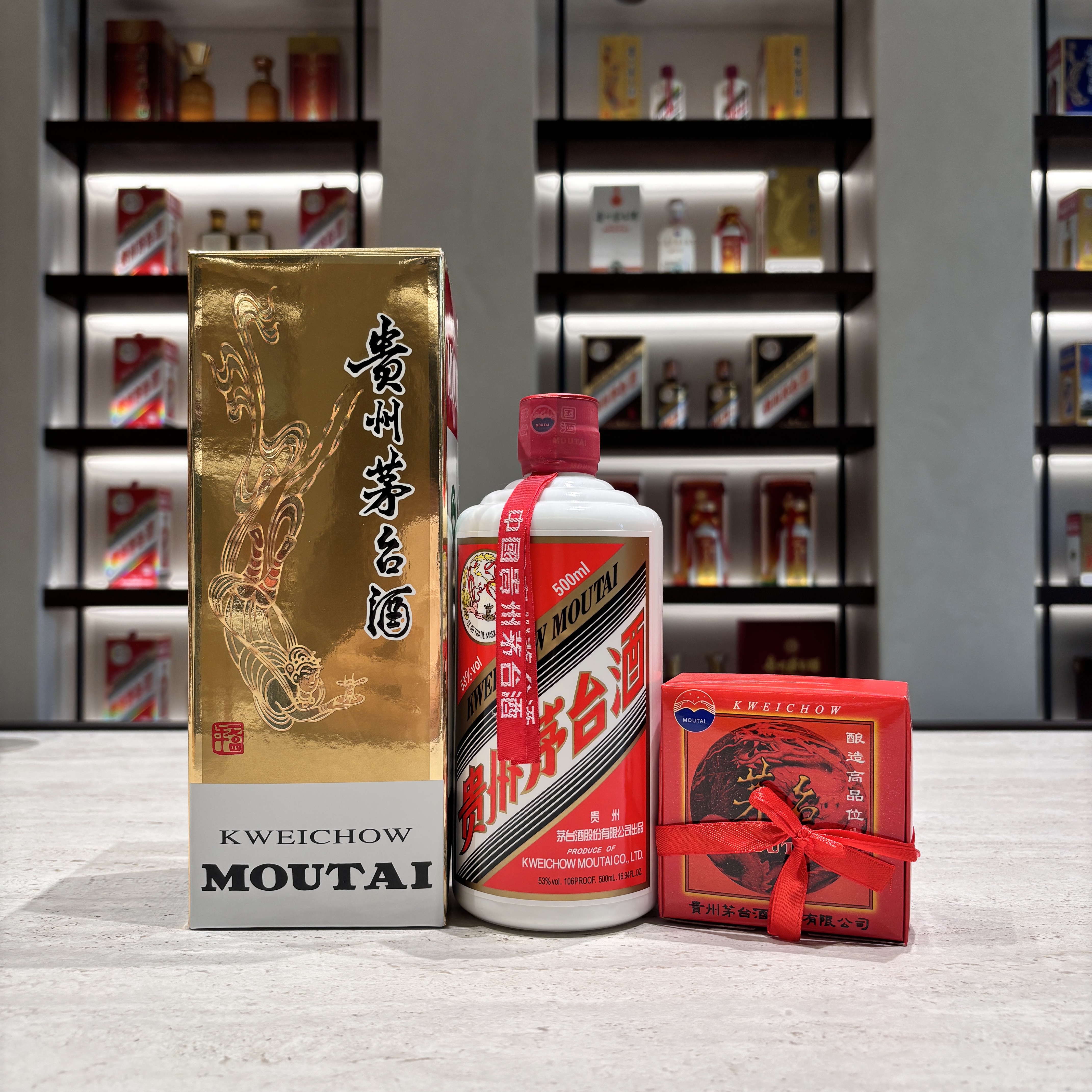 KWEICHOW MOUTAI/贵州茅台2022年单瓶飞天  酱香型白酒500ml53度