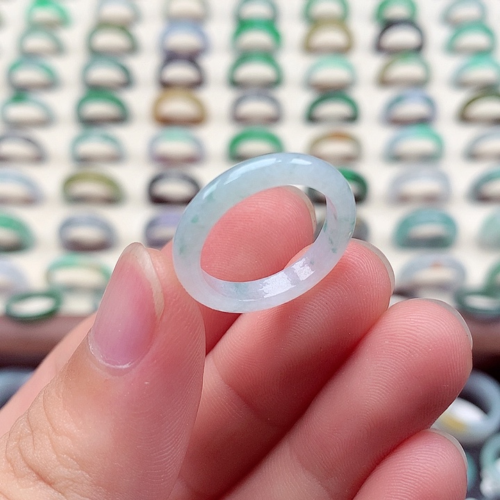 翡翠戒指未镶嵌14-15号