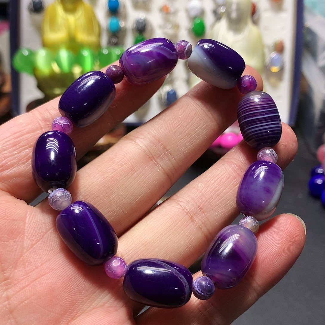 未镶嵌手串玛瑙/玉髓