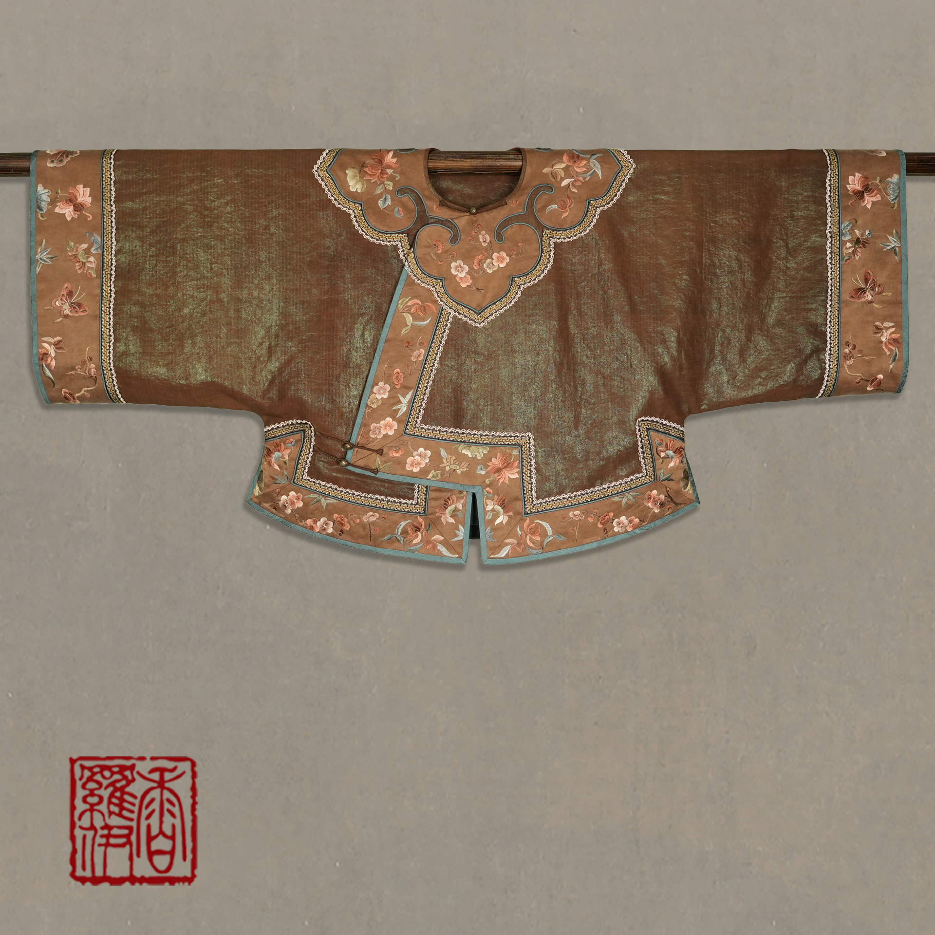 【绣屏】传统复古中式金皮绣花衣