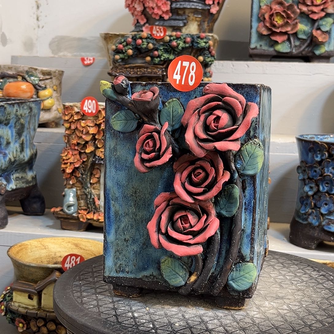 微瑕478 号陶然花器手工花盆