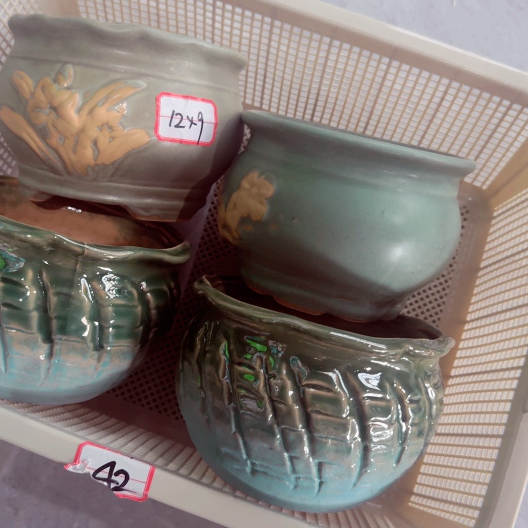 紫砂花盆粗陶盆醋