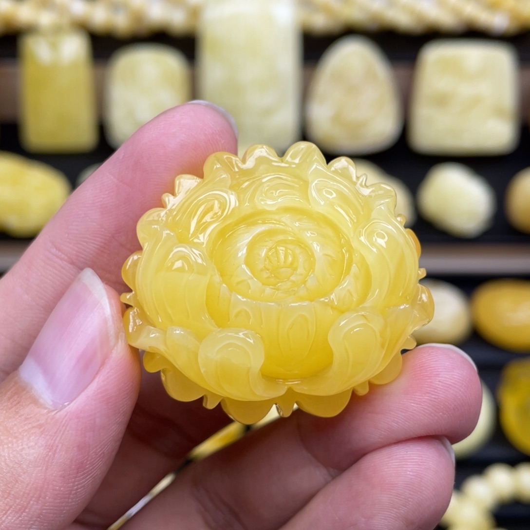 裸石琥珀未镶嵌琥珀蜜蜡