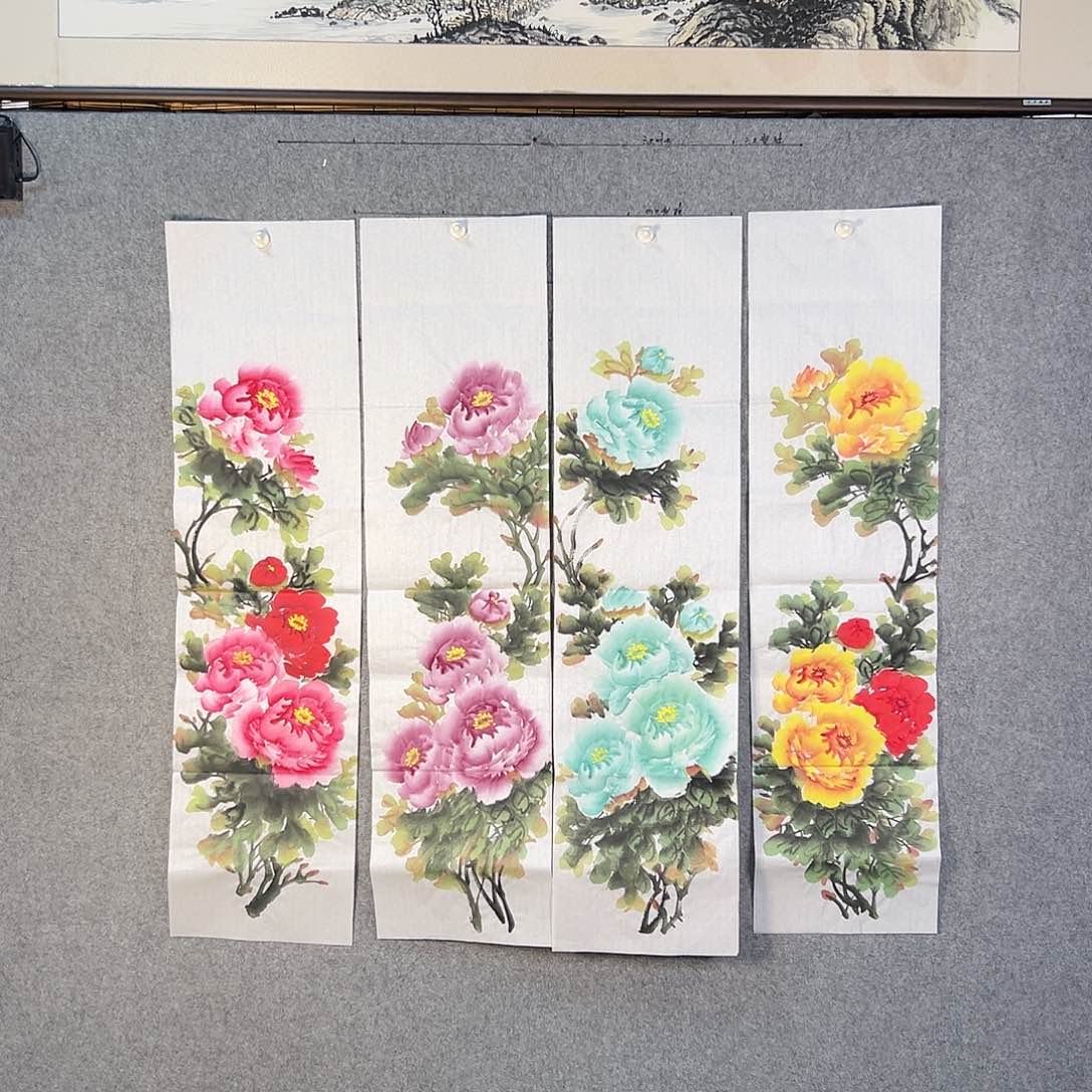 国画587 花鸟在此处飞翔也有了