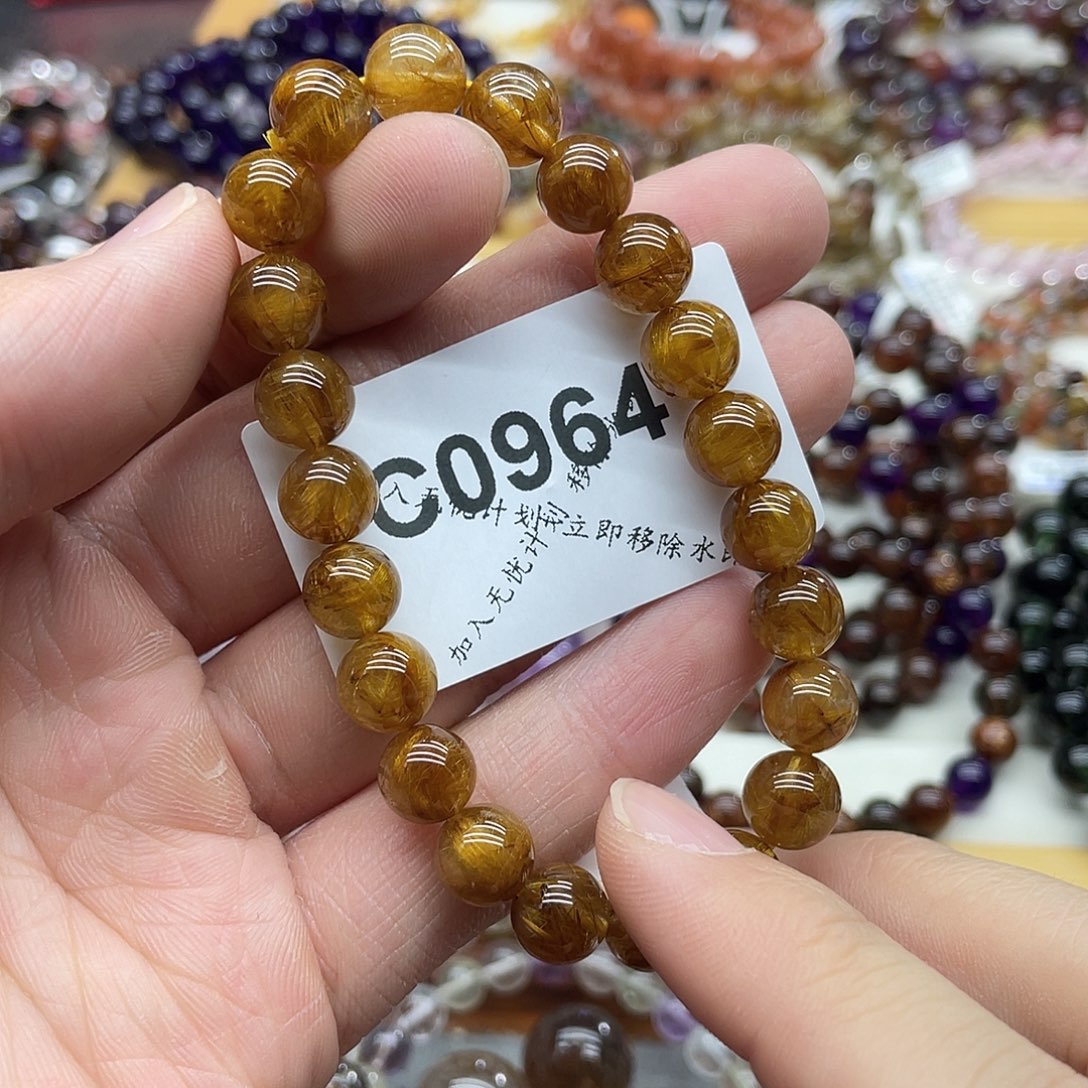 水晶手串未镶嵌天然