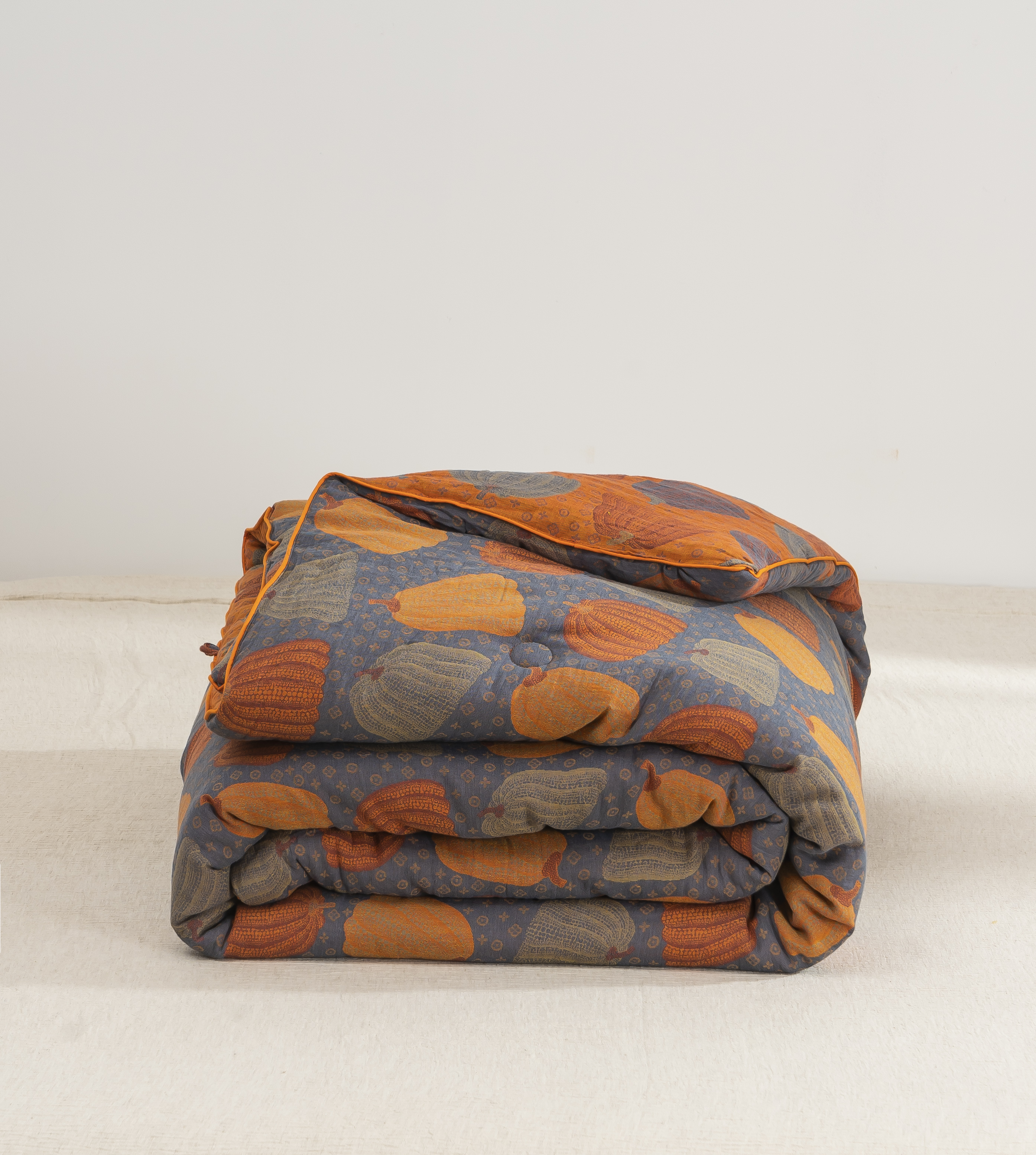 【法布丽娜】新品香奈南瓜双层纱春秋冬被大豆纤维超软 超透气