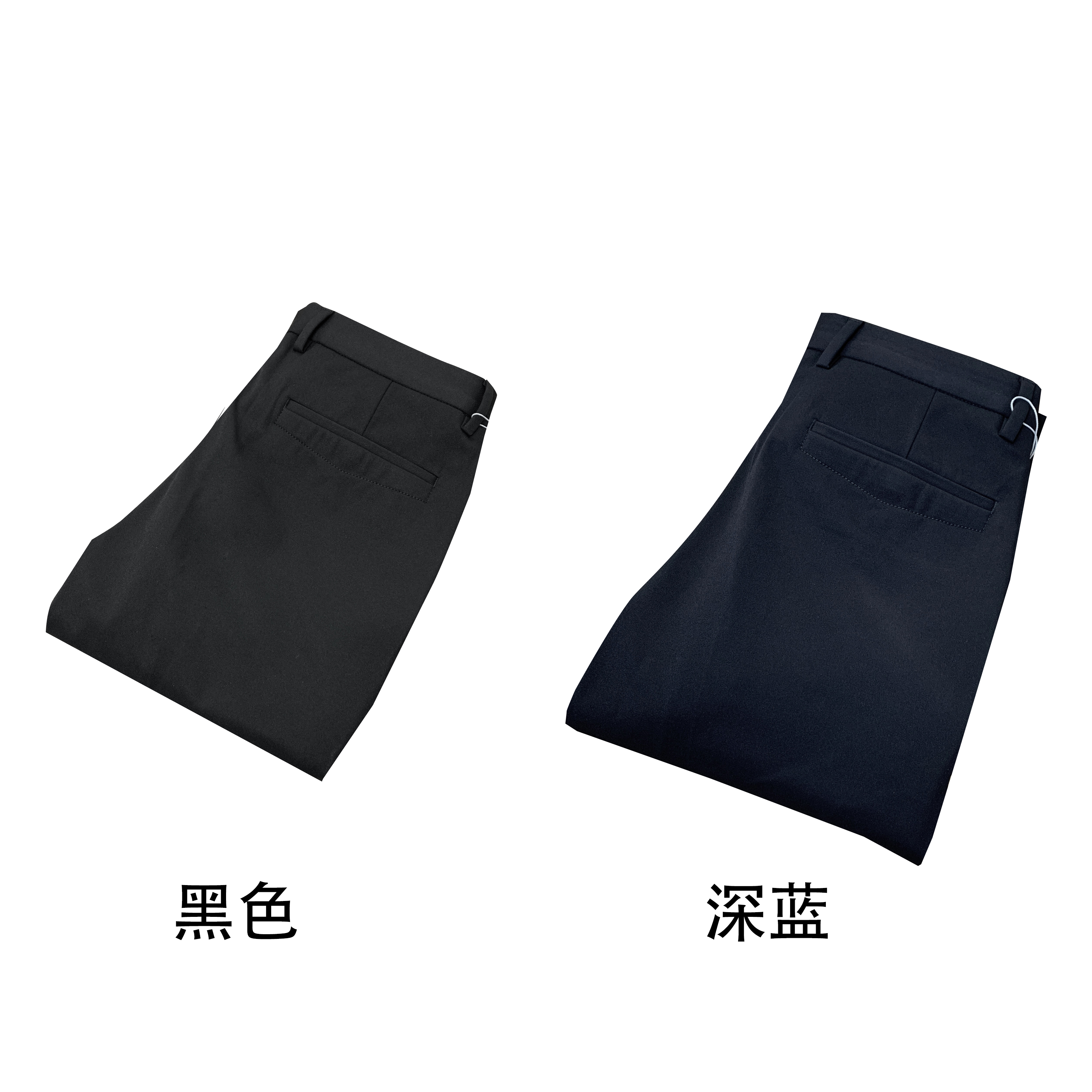 劲-纯色净版锦氨面料秋冬磨毛保暖商务休闲时尚微弹休闲裤4312