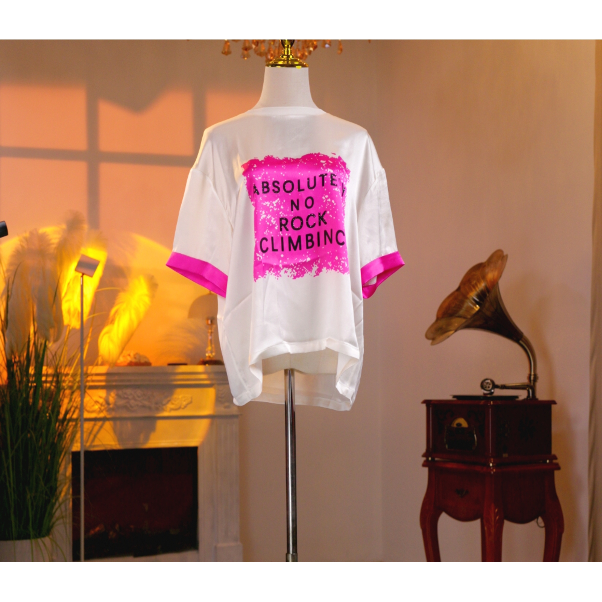 【白绸粉韵】桑蚕丝高定时尚气质减龄上衣 250274