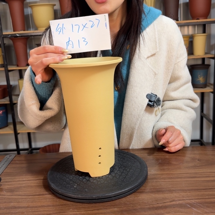 紫砂紫砂花盆精品花盆