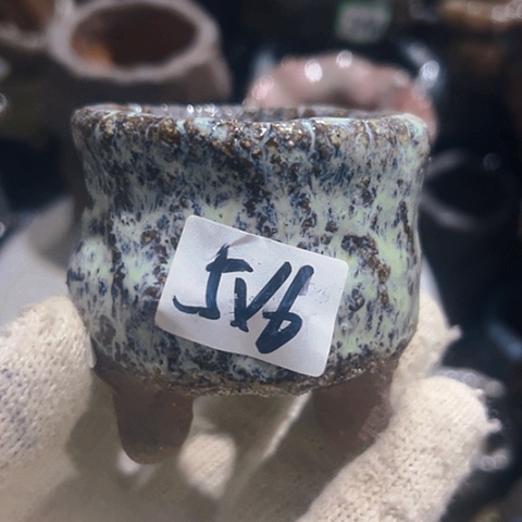 粗陶花盆手工花盆