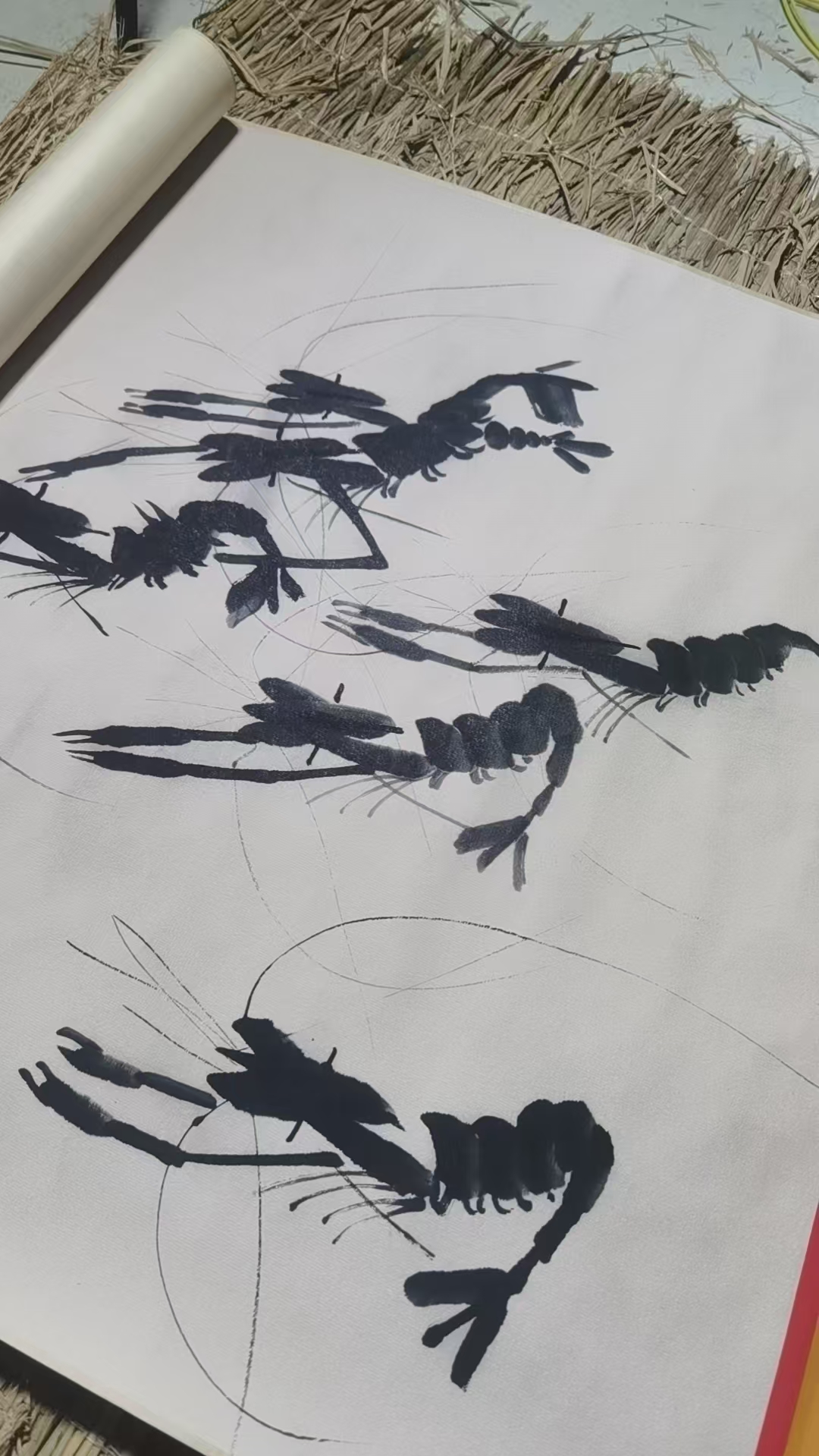 家居饰品 群龙图高端大气国风复古风画042