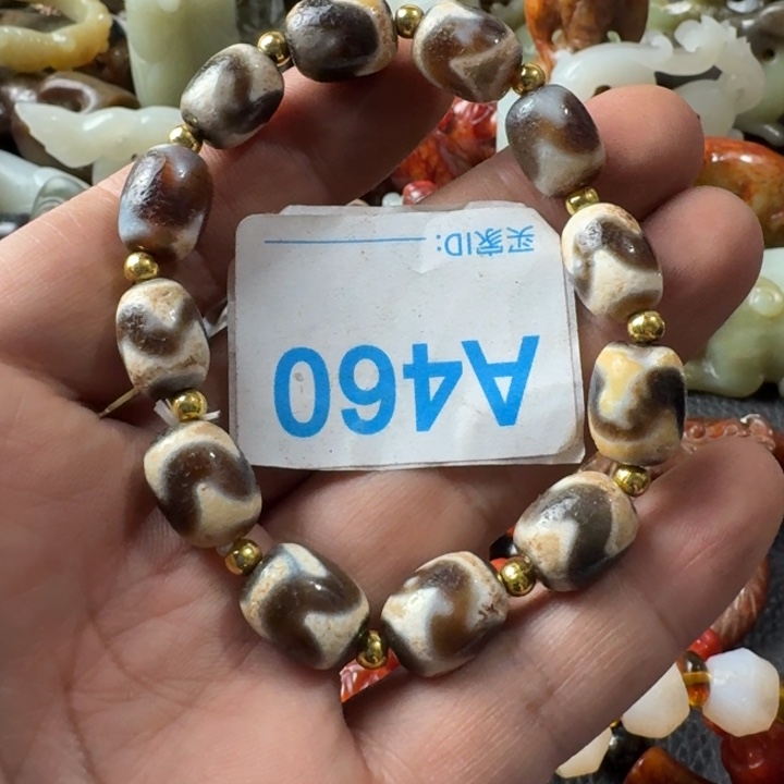 玛瑙/玉髓颈饰合金