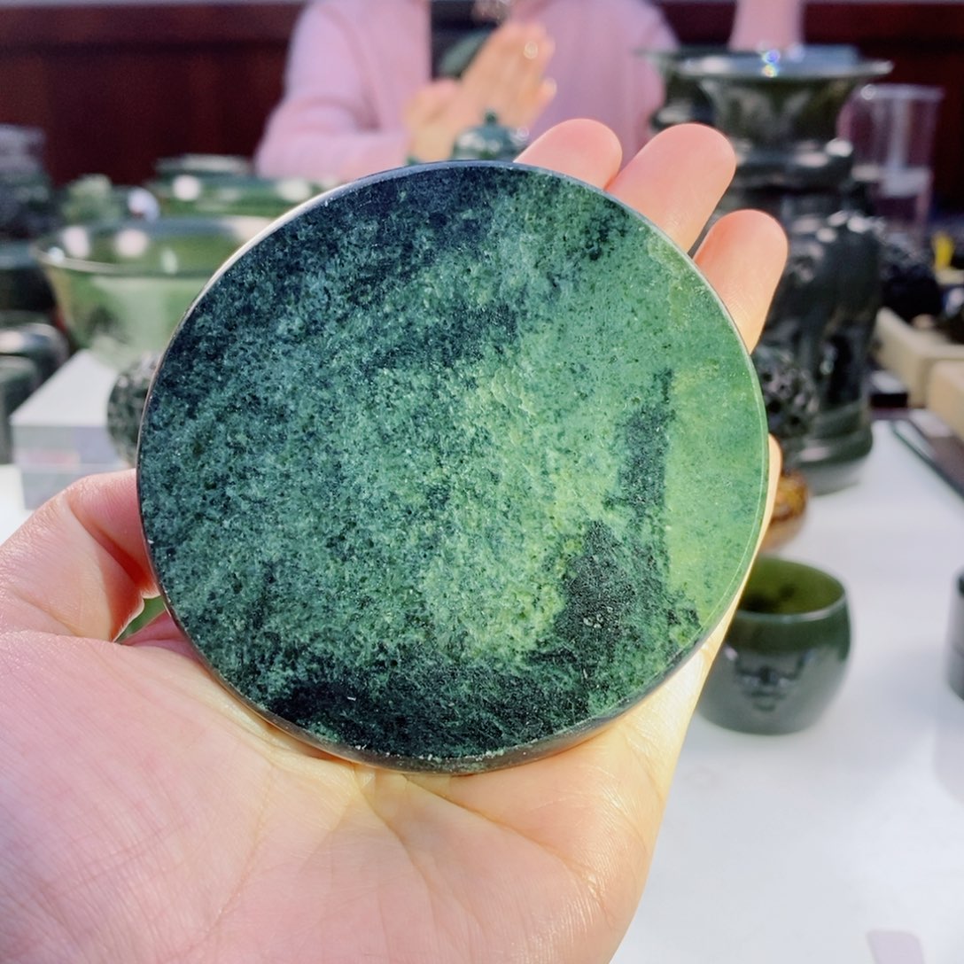 和田玉（青玉）挂件未镶嵌