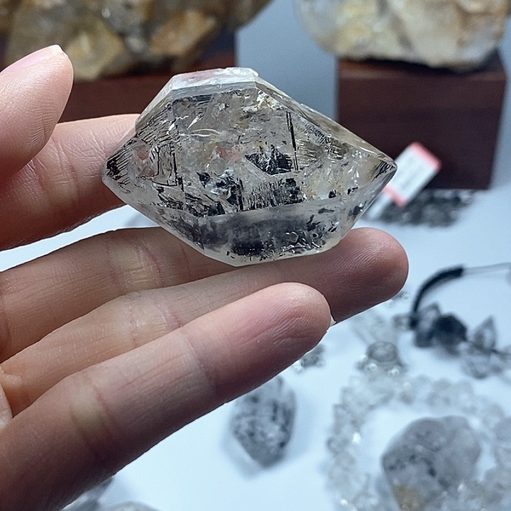 水晶手链未镶嵌透明水胆