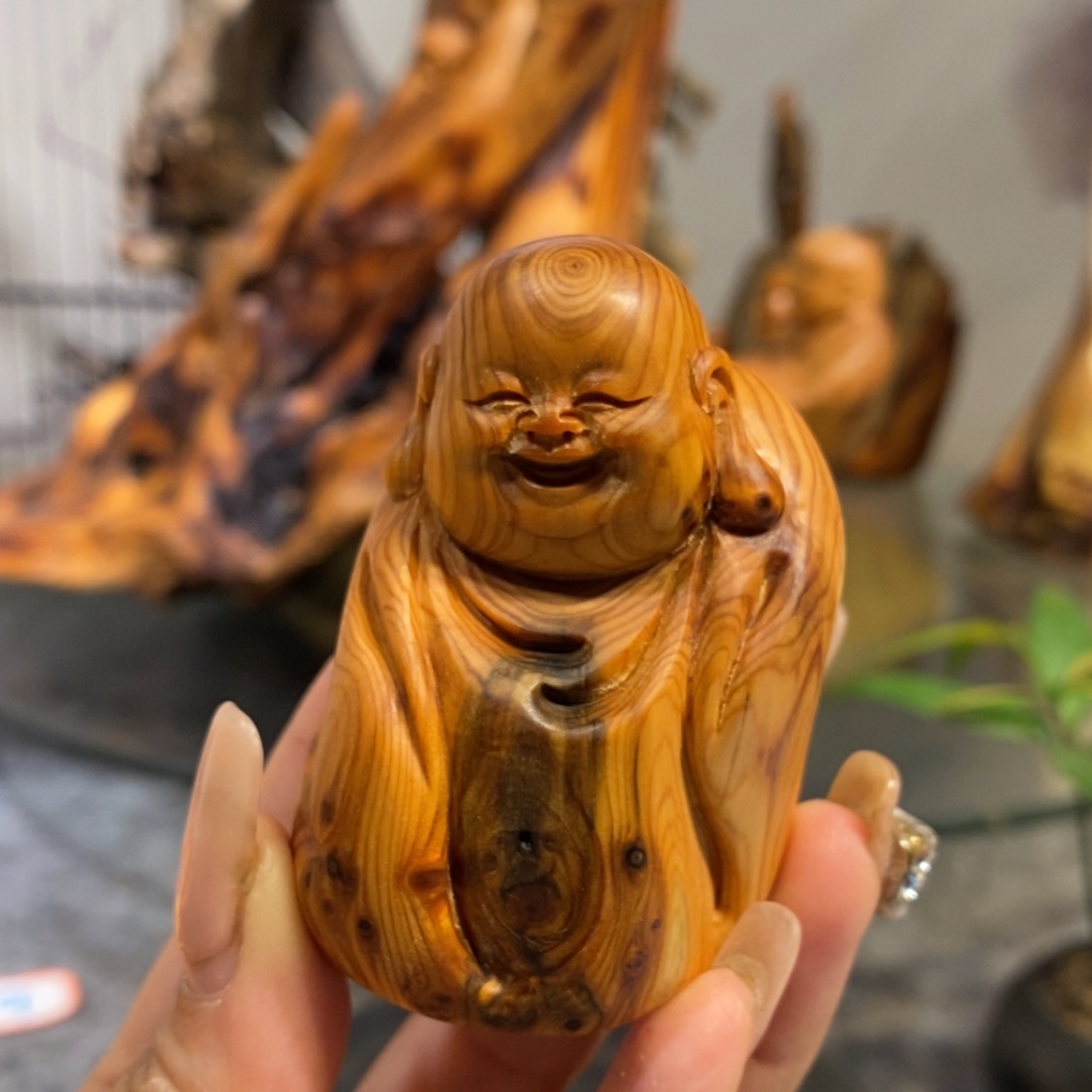 【闪购商品】柏木（崖柏）根雕木雕工艺品摆件，满十送一手把件