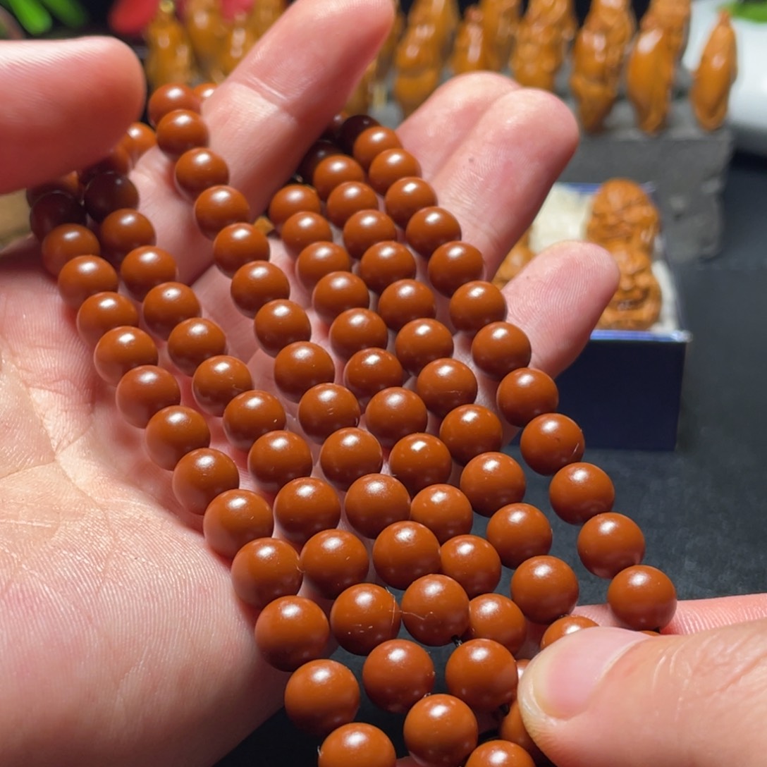 橄榄核手串/手链正圆108