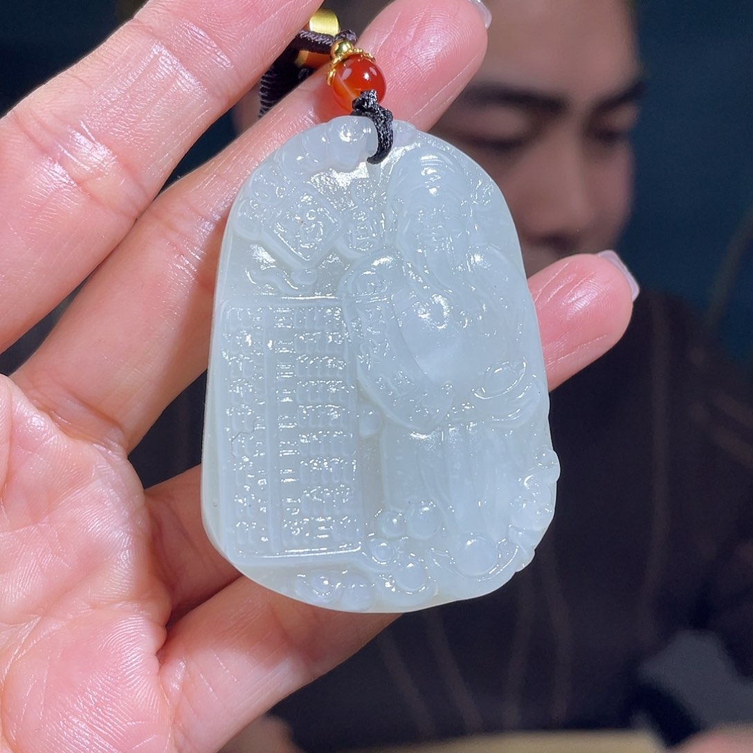 和田玉颈饰未镶嵌多样性发一件