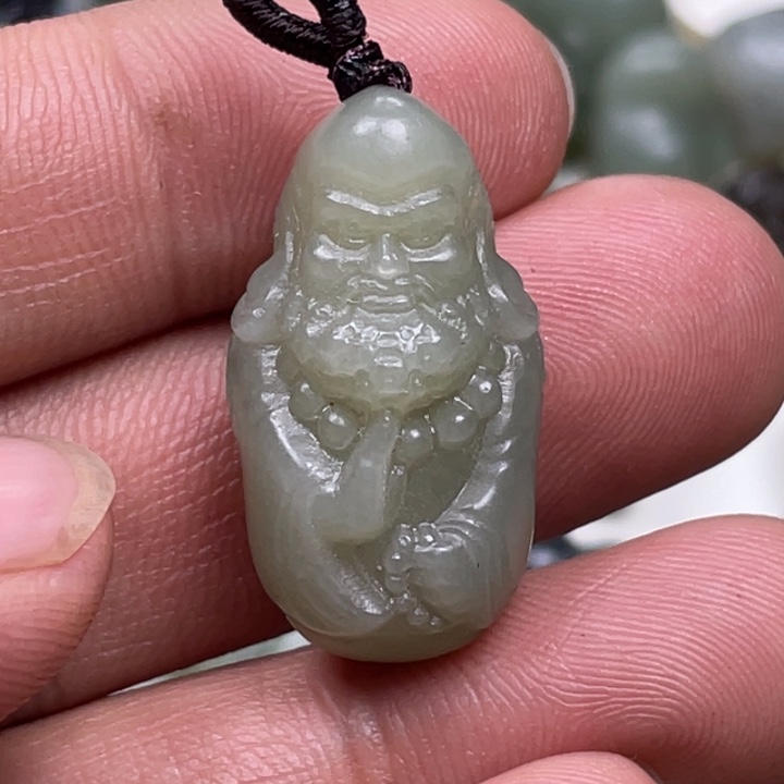 和田玉吊坠(不含链)未镶嵌晓*且末达摩