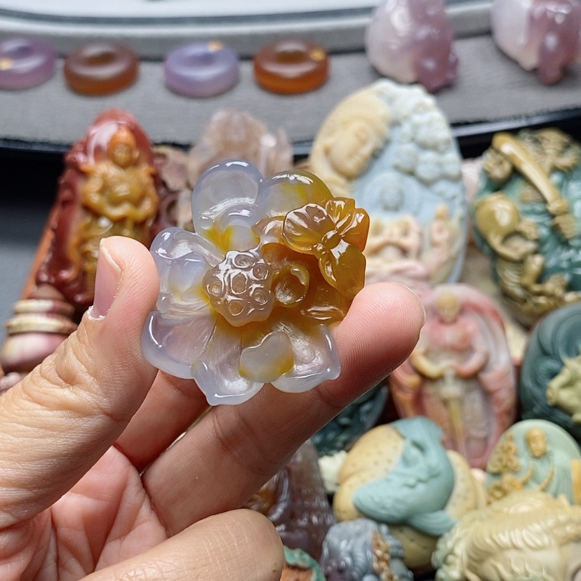 【闪购商品】未镶嵌吊坠定制玛瑙