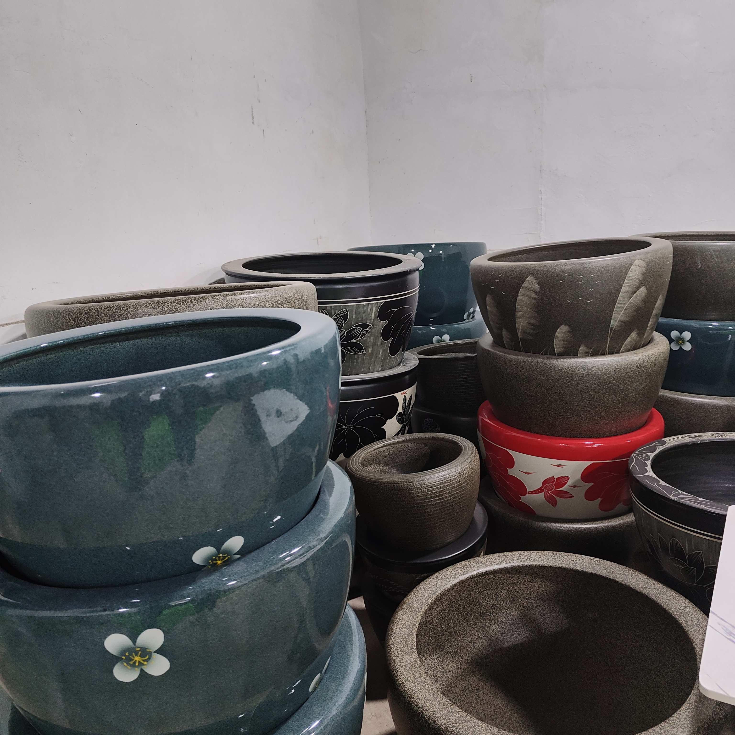 景德镇陶瓷鱼缸招财办公室居家水培荷花鱼缸代拍乌龟水代拍链接