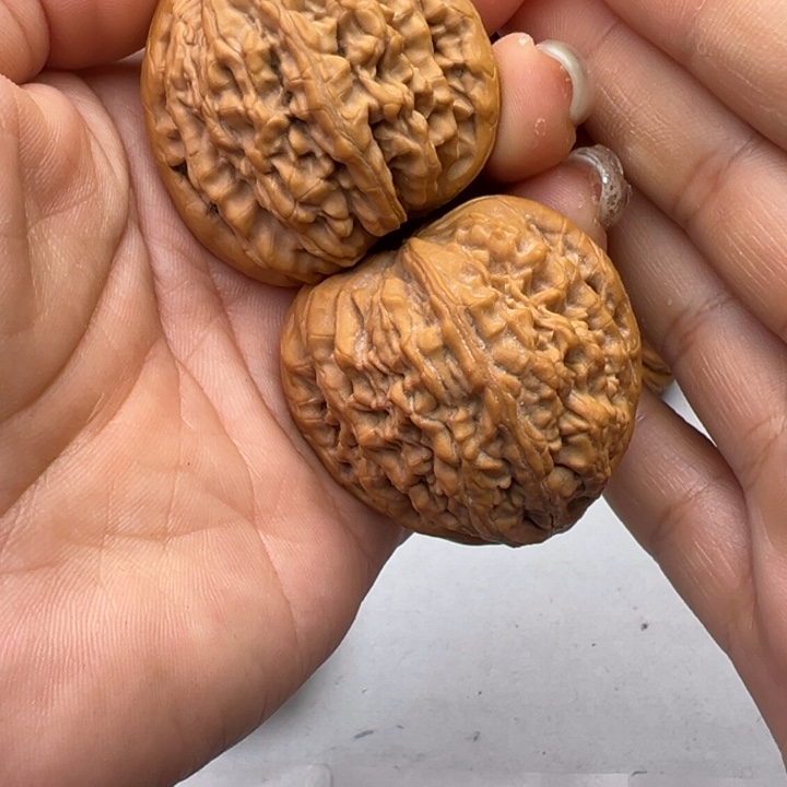 文玩核桃把件静40虎头王