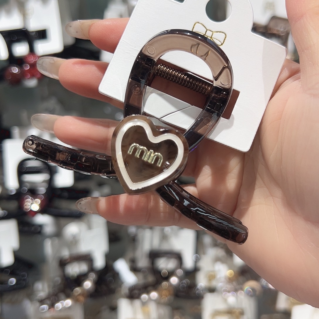 非金属Min爱心茶色8半抓