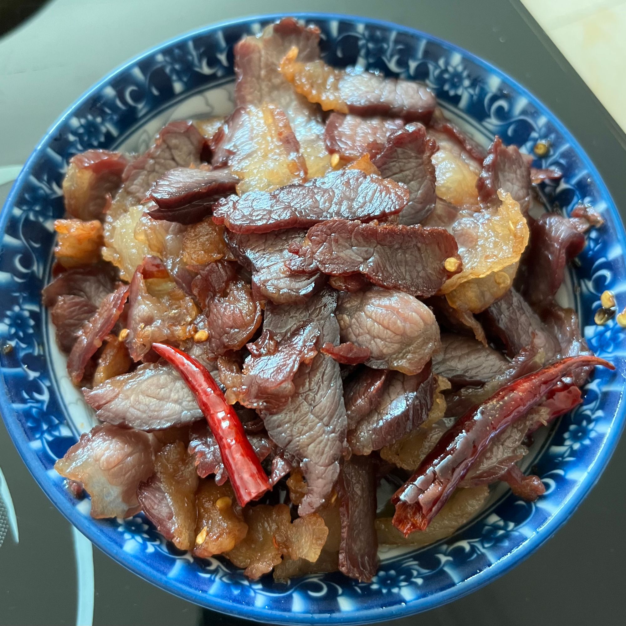 【黄牛干巴】云南清真传统美食自然风干晾晒好吃黄牛干巴