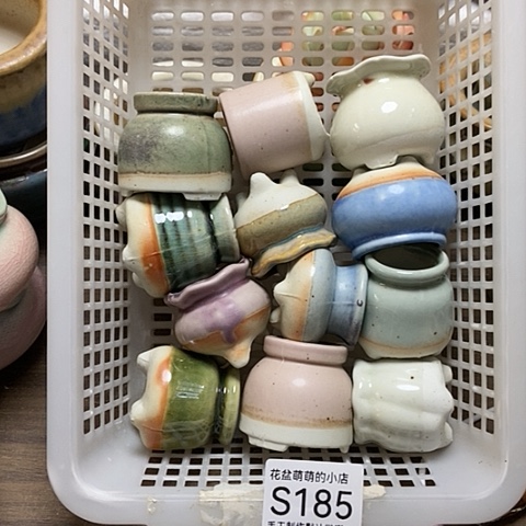 紫砂花盆185微瑕品口径3厘米左右