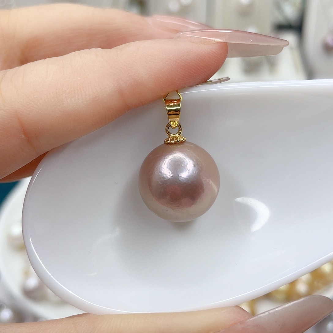 淡水珍珠合金吊坠(赠链)15