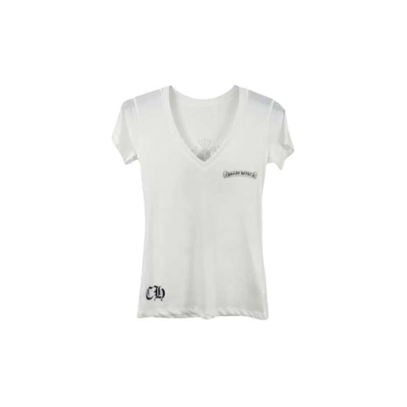 南油小众设计师新品V领克家短袖T恤