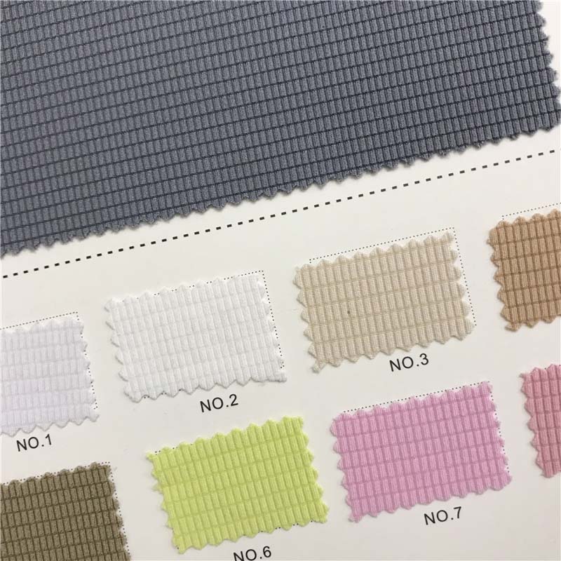 250g冰糖格针织面料53个色现货供应厂家直销时尚套装面料3694993