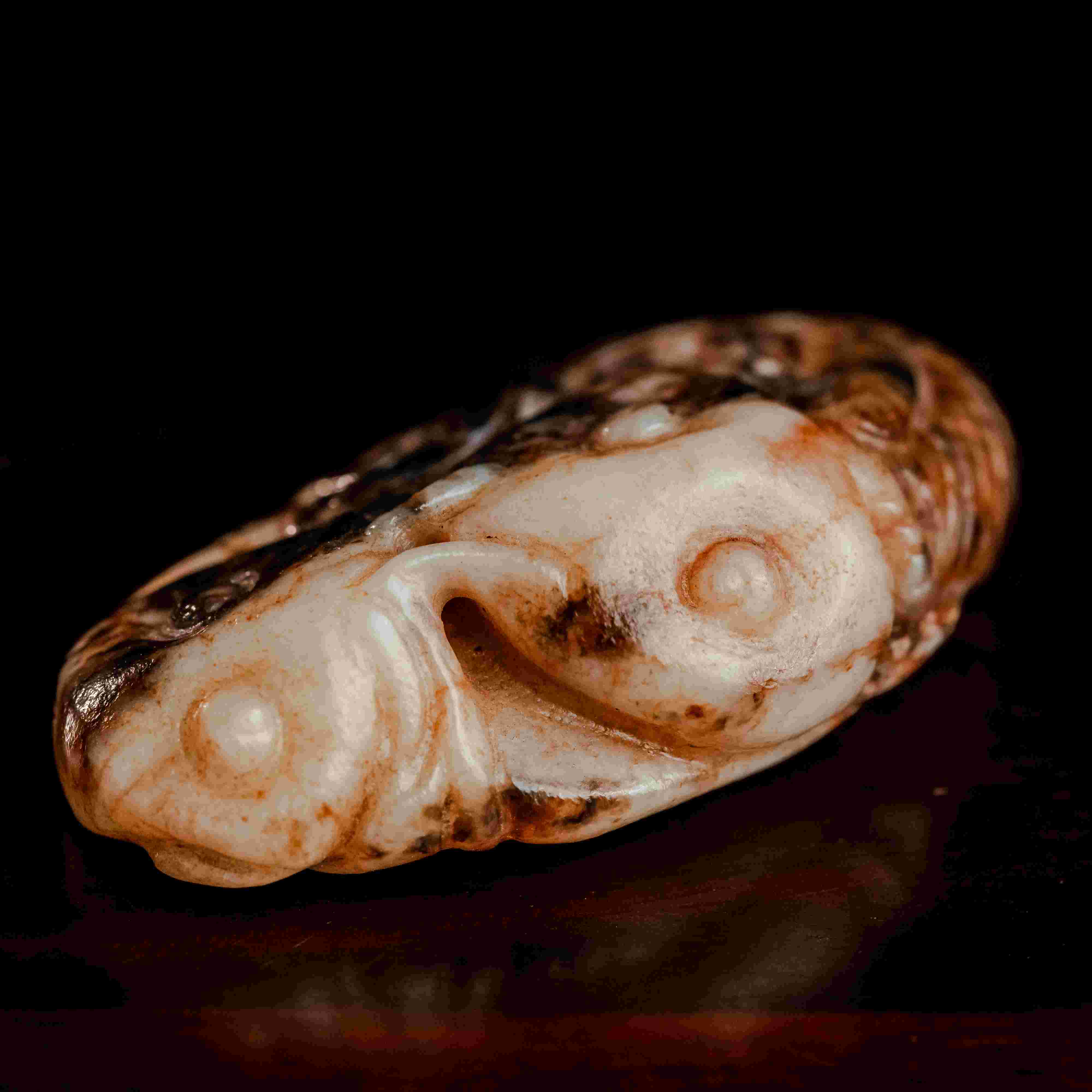 1879明代和田玉年年有余2343