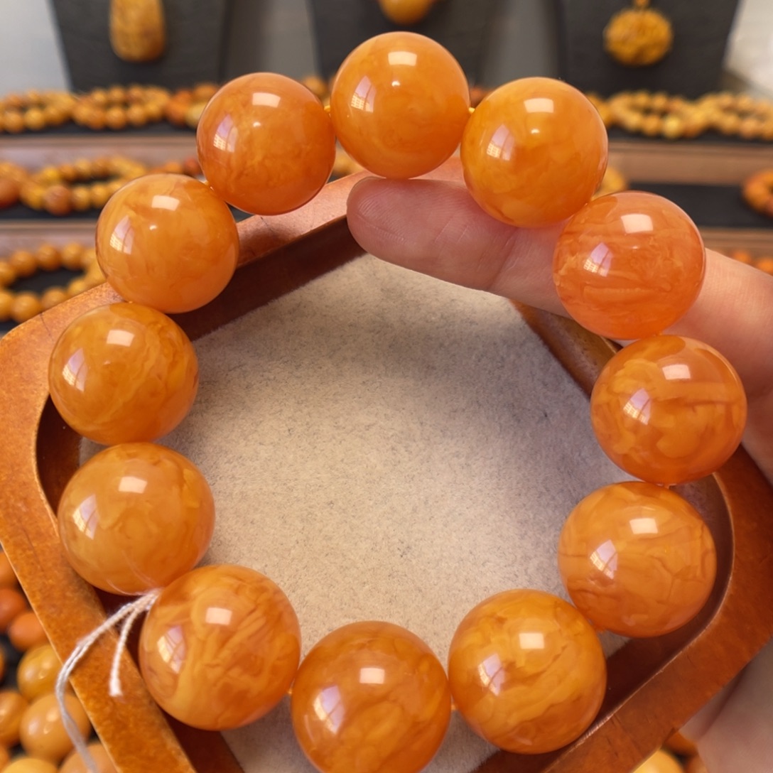 蜜蜡未镶嵌手链蜜蜡