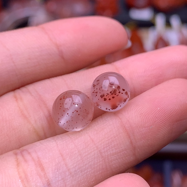 南红玛瑙未镶嵌珠宝半成品满天星32