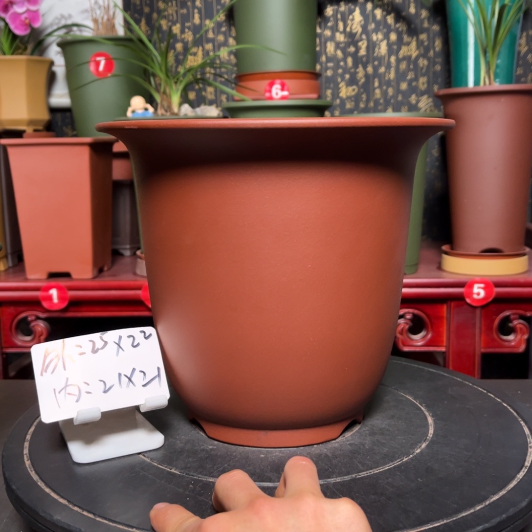 紫砂花盆紫砂花盆