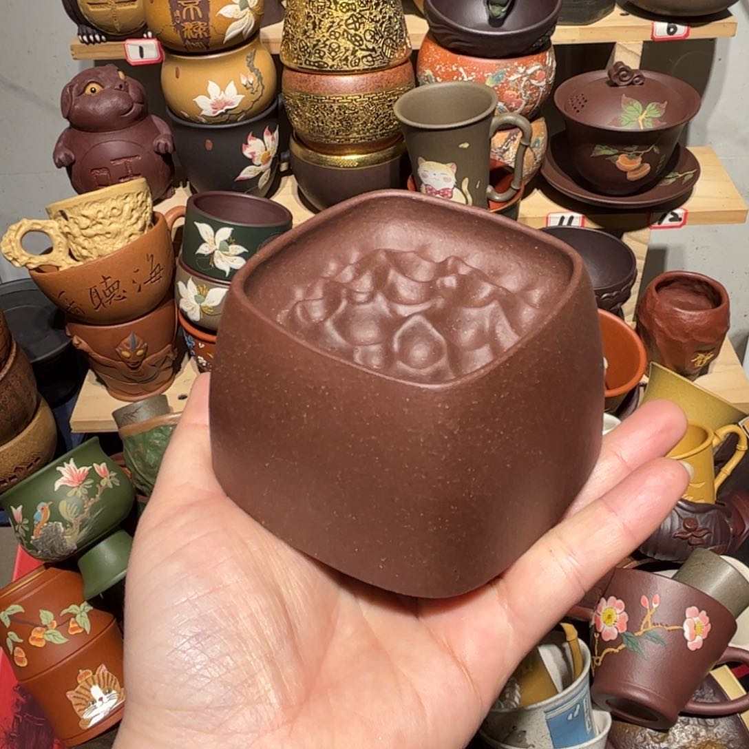 紫砂茶杯宜兴紫砂主人杯