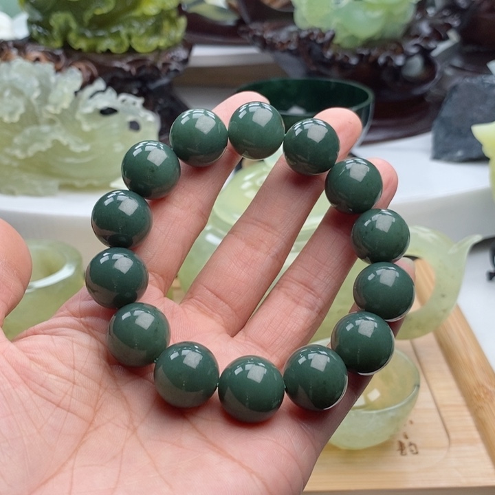 和田玉和田手串未镶嵌澎**棒