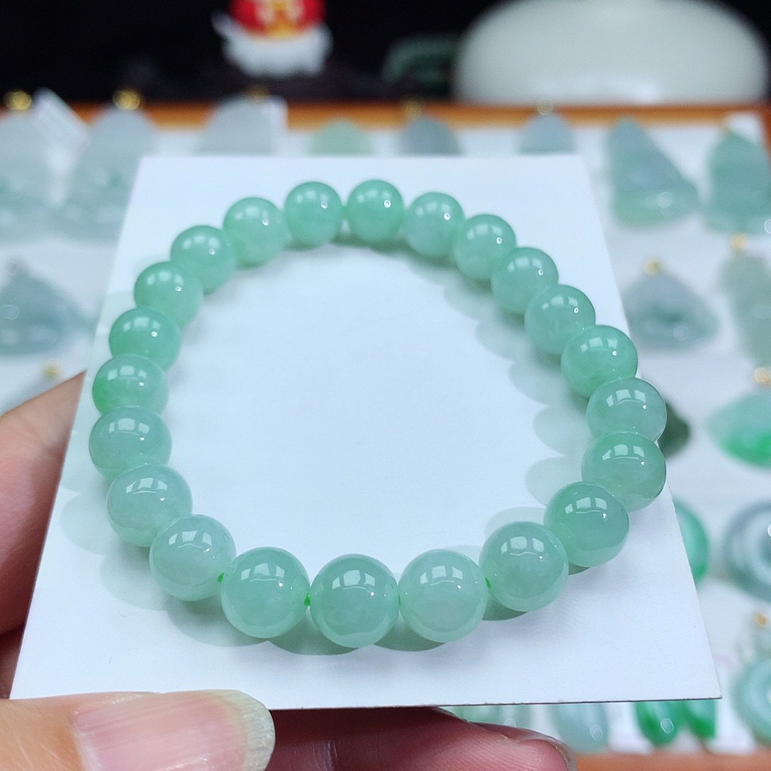翡翠手串未镶嵌手串