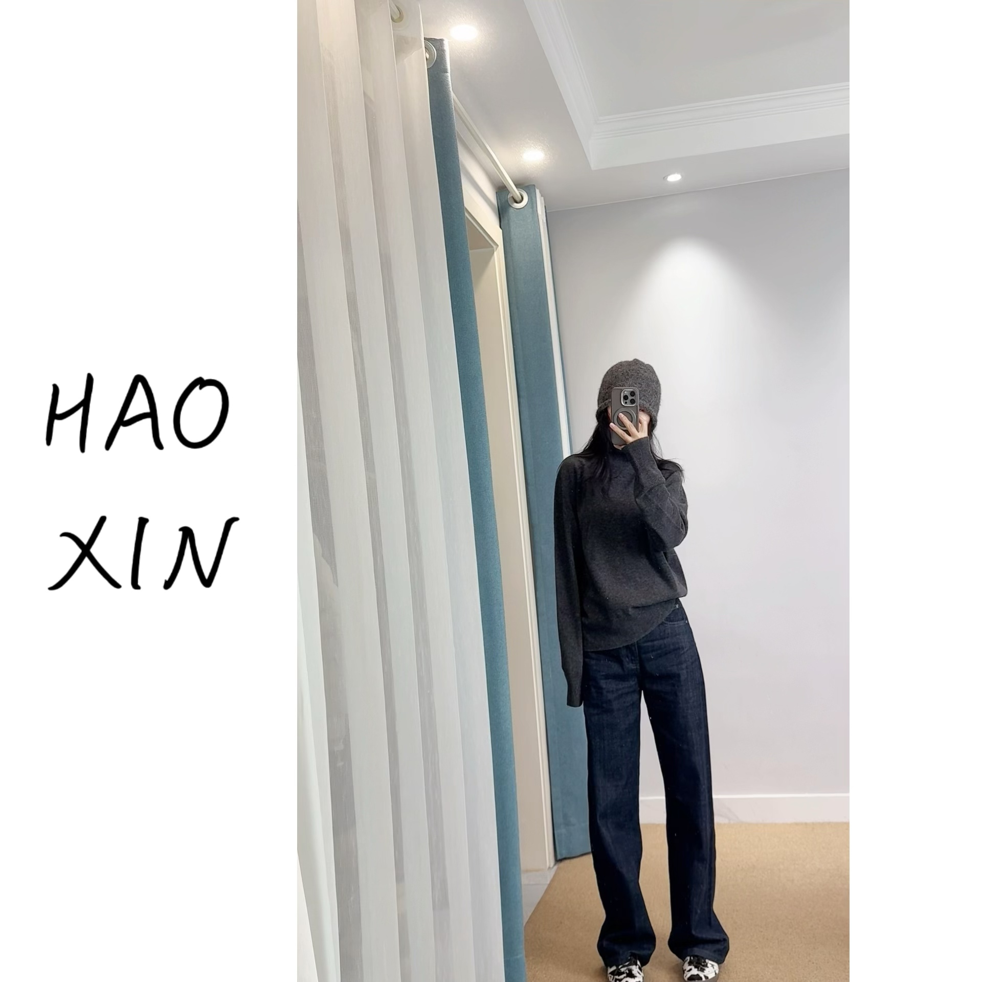 HX【无暇】高级感全羊毛高领毛衣女秋冬软糯保暖外穿打底针织上衣