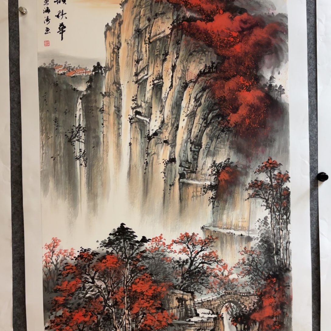 国画国画花鸟、山水精品作品