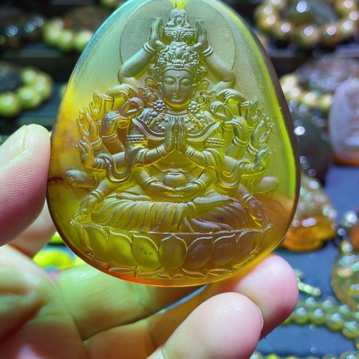 琥珀手链未镶嵌天然