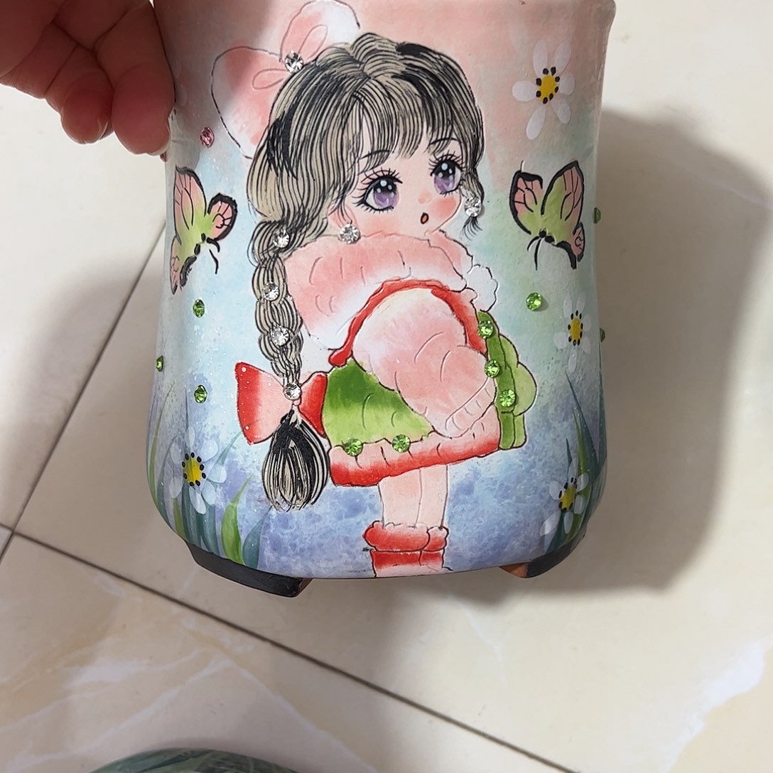 景德镇陶瓷花盆景德镇陶瓷花盆