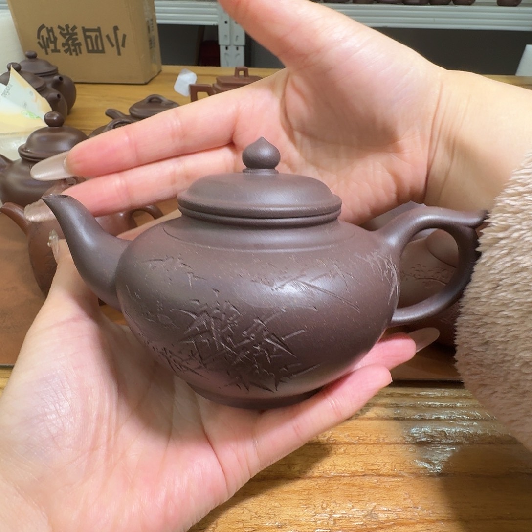 青***旧茶壶紫砂小丁紫砂壶紫砂壶
