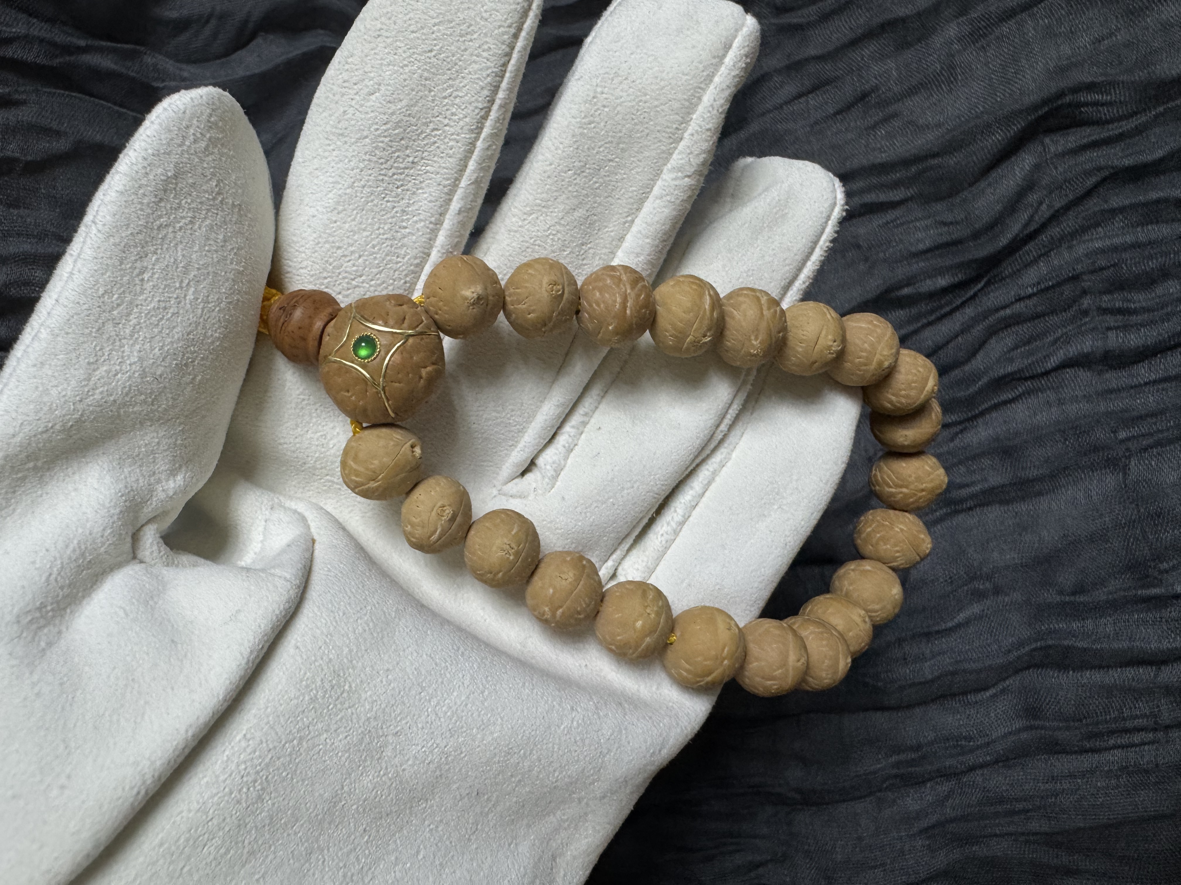 11mm尼泊尔小凤眼搭配麒麟眼三通 矮桩