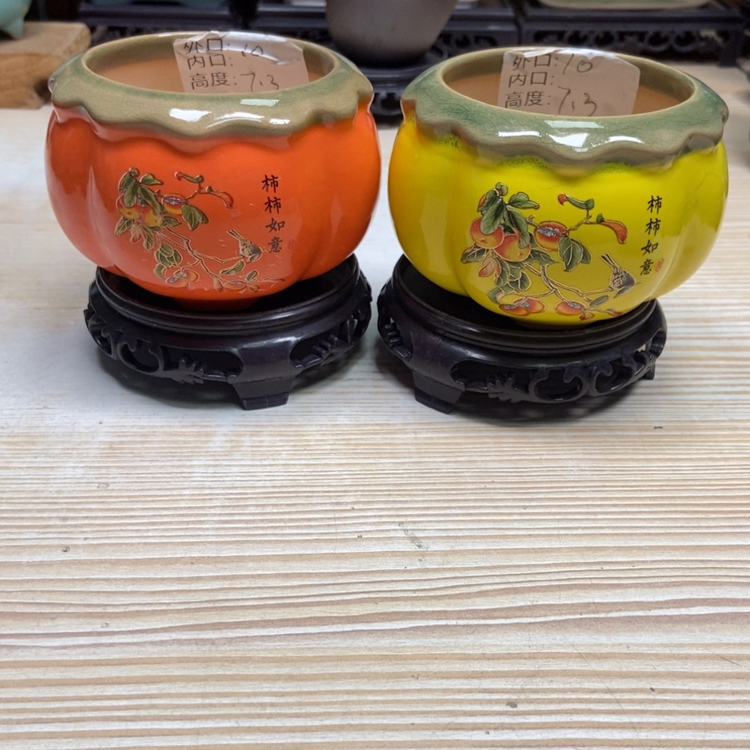 瓷片陶瓷花盆陶瓷艺术