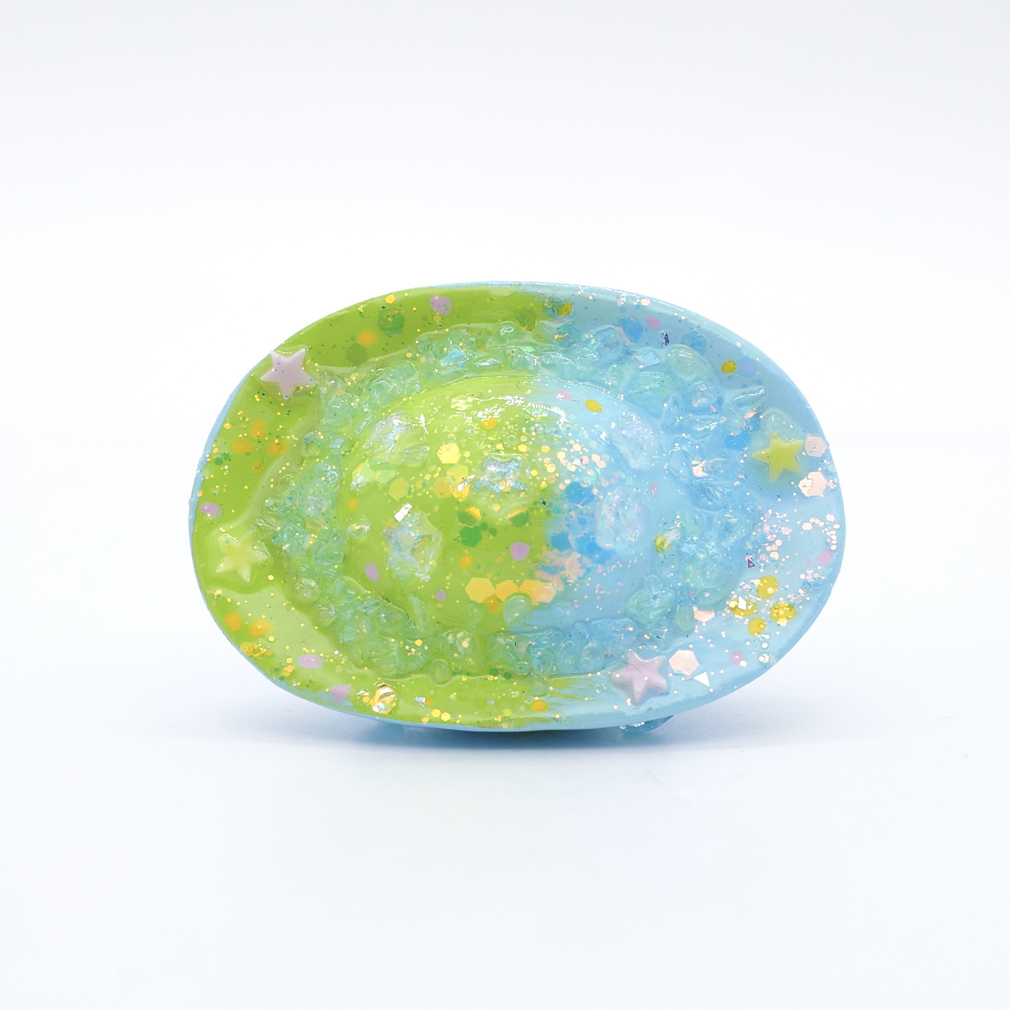 王甜心元宝、艺术石膏作品，手工绘制，仅一件