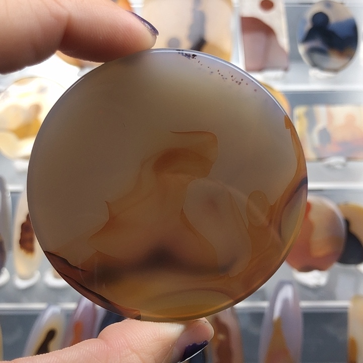 玛瑙/玉髓合金颈饰34微瑕