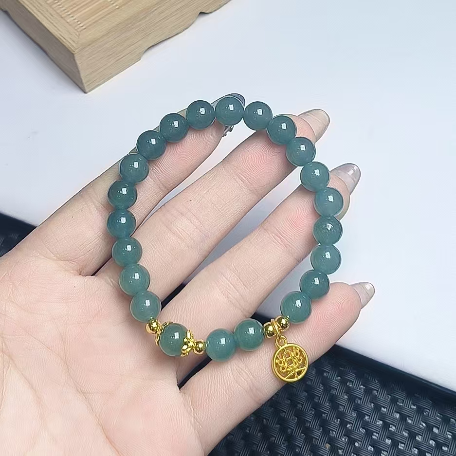 （聚宝严选）A646老蓝F水diy手串8气质妈妈款时尚精致精美百搭