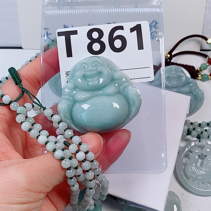 翡翠颈饰未镶嵌天然